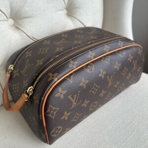 SOLD - Authentic Louis Vuitton Dopp Kit Toilet Pouch